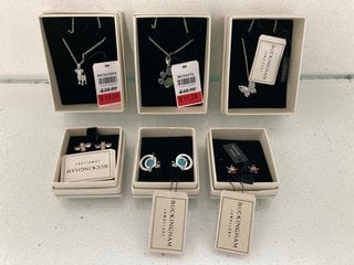 Lot 63  
            Marchington SR13 - Parcel Delivery Only 

                
QTY OF ASSORTED BUCKINGHAM JEWELLERY ITEMS TO INCLUDE PAIR OF DIAMOND BEE EARRING...