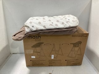 Lot 677  
            Marchington SR13 - Parcel Delivery Only 

                
MASH ALL-IN-ONE NEW BORN BABY SEAT TO INCLUDE COSATTO SELECT FOOTMUFF: LOCATION - G8