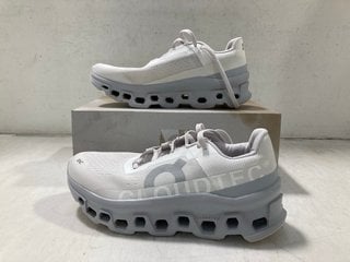 Lot 678  
            Marchington SR13 - Parcel Delivery Only 

                
ON CLOUD MONSTER TRAINERS IN WHITE GLACIER-UK SIZE 6-ORIGINAL RRP £160.00: LOCATI...