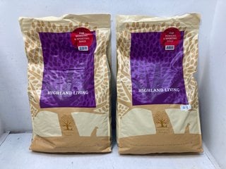 Lot 687  
            Marchington SR13 - Parcel Delivery Only 

                
2 X BAGS OF HIGHLAND LIVING COMPLETE FOOD FOR WORKING DOGS-BBE 02/27: LOCATION - G8