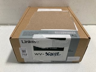 Lot 737  
            Marchington SR13 - Parcel Delivery Only 

                
LINKSYS SPA MX57 WI-FI 6 ROUTER: LOCATION - G11