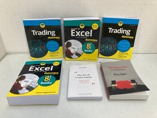 Lot 747  
            Marchington SR13 - Parcel Delivery Only 

                
6 X ASSORTED BOOKS TO INCLUDE MICROSOFT 365 EXCEL ALL-IN-ONE FOR DUMMIES: LOCATIO...