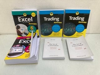 Lot 748  
            Marchington SR13 - Parcel Delivery Only 

                
6 X ASSORTED BOOKS TO INCLUDE MICROSOFT 365 EXCEL ALL-IN-ONE FOR DUMMIES: LOCATIO...