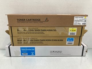 Lot 767  
            Marchington SR13 - Parcel Delivery Only 

                
4 X ASSORTED PRINTER CARTRIDGES TO INCLUDE KONICA MINOLTA TONER IN YELLOW: LOCATI...