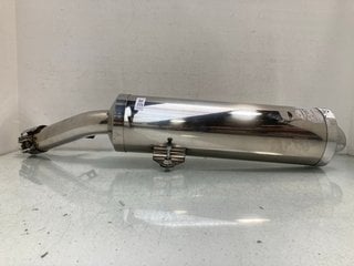 Lot 771  
            Marchington SR13 - Parcel Delivery Only 

                
MOTORCYCLE EXHAUST SILENCER: LOCATION - G13
