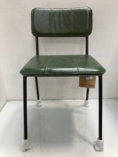 Lot 773  
            Marchington SR13 - Parcel Delivery Only 

                
NKUKU NUKARI LEATHER DINING CHAIR IN RICH GREEN-ORIGINAL RRP £240.00: LOCATION - G13