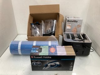 Lot 786  
            Marchington SR13 - Parcel Delivery Only 

                
5 X ASSORTED HOUSEHOLD ITEMS TO INCLUDE RUSSELL HOBBS CORDLESS ONE TEMPERATURE ST...