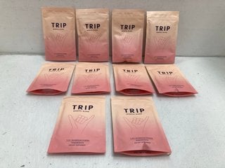 Lot 812  
            Marchington SR13 - Parcel Delivery Only 

                
10 X TRIP MINDFUL BLEND 4-IN-1 MAGNESIUM POWDER DIETARY SUPPLEMENT IN POMEGRANATE...