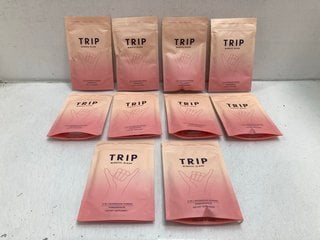 Lot 814  
            Marchington SR13 - Parcel Delivery Only 

                
10 X TRIP MINDFUL BLEND 4-IN-1 MAGNESIUM POWDER DIETARY SUPPLEMENT IN POMEGRANATE...