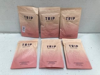 Lot 821  
            Marchington SR13 - Parcel Delivery Only 

                
6 X TRIP MINDFUL BLEND 4-IN-1 MAGNESIUM POWDER DIETARY SUPPLEMENT IN POMEGRANATE-...