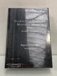 Lot 835  
            Marchington SR13 - Parcel Delivery Only 

                
CLINICALLY VERIFIED MATERIA MEDICA VOLUME 1 THE TAPESTRY OF HOMEOPATHY BY ROGER M...