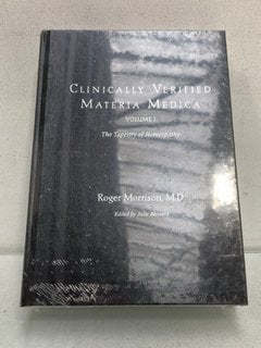 Lot 836  
            Marchington SR13 - Parcel Delivery Only 

                
CLINICALLY VERIFIED MATERIA MEDICA VOLUME 1 THE TAPESTRY OF HOMEOPATHY BY ROGER M...