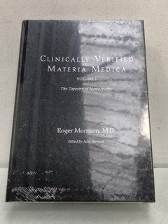 Lot 837  
            Marchington SR13 - Parcel Delivery Only 

                
CLINICALLY VERIFIED MATERIA MEDICA VOLUME 1 THE TAPESTRY OF HOMEOPATHY BY ROGER M...