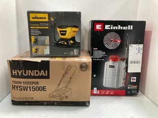 Lot 874  
            Marchington SR13 - Parcel Delivery Only 

                
3 X ASSORTED ITEMS TO INCLUDE EINHELL EXPERT CORDLESS PRESSURE SPRAYER: LOCATION ...