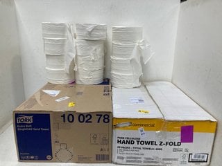 Lot 879  
            Marchington SR13 - Parcel Delivery Only 

                
QTY OF ASSORTED HAND TOWELS TO INCLUDE TORK EXTRA SOFT SINGLEFOLD HAND TOWELS: LO...