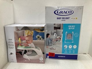 Lot 885  
            Marchington SR13 - Parcel Delivery Only 

                
MAMAS&PAPAS BABY SNUG 2 STAGE FLOOR SUPPORT SEAT WITH TRAY TO INCLUDE GRACO BABY ...