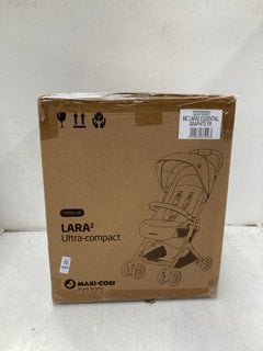 Lot 889  
            Marchington SR13 - Parcel Delivery Only 

                
MAXI COSI LARA 2 ULTRA-COMPACT STROLLER IN GRAPHITE: LOCATION - F13