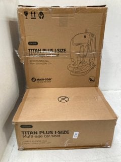 Lot 891  
            Marchington SR13 - Parcel Delivery Only 

                
MAXI COSI TITAN PLUS I-SIZE MULTI-AGE CHILD CAR SEAT IN AUTHENTIC GRAPHITE: LOCAT...