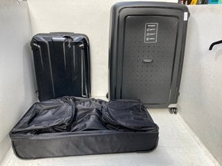 Lot 913  
            Marchington SR13 - Parcel Delivery Only 

                
3 X ASSORTED SUITCASES TO INCLUDE SAMSONITE S'CURE SPINNER HARDSIDE SUITCASE IN B...