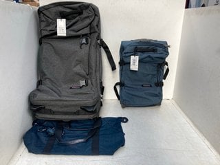 Lot 915  
            Marchington SR13 - Parcel Delivery Only 

                
3 X ASSORTED LUGGAGE ITEMS TO INCLUDE KIPLING TOTE BAG IN BLUE: LOCATION - F11