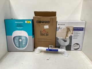 Lot 922  
            Marchington SR13 - Parcel Delivery Only 

                
QTY OF ASSORTED HEALTHCARE ITEMS TO INCLUDE HOMECRAFT SAVANAH RAISED TOILET SEAT ...