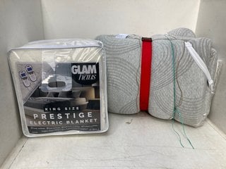 Lot 927  
            Marchington SR13 - Parcel Delivery Only 

                
2 X HOUSEHOLD ITEMS TO INCLUDE GLAM HAUS KING SIZE PRESTIGE ELECTRIC BLANKET: LOC...