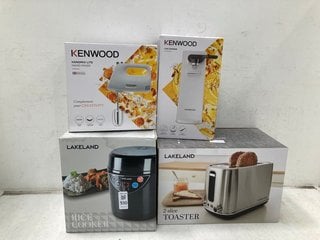 Lot 930  
            Marchington SR13 - Parcel Delivery Only 

                
4 X ASSORTED HOUSEHOLD ITEMS TO INCLUDE KENWOOD HAND MIXER LITE: LOCATION - F10
