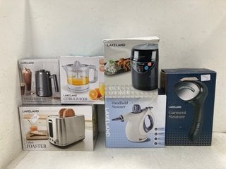 Lot 931  
            Marchington SR13 - Parcel Delivery Only 

                
6 X ASSORTED HOUSEHOLD ITEMS TO INCLUDE 2 SLICE TOASTER IN WHITE: LOCATION - F10