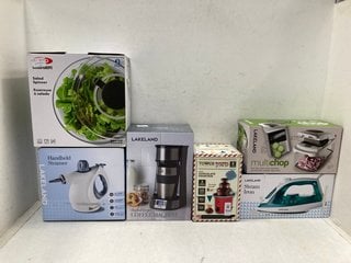 Lot 934  
            Marchington SR13 - Parcel Delivery Only 

                
6 X ASSORTED HOUSEHOLD ITEMS TO INCLUDE OXO GOOD GRIPS SALAD SPINNER: LOCATION - F10