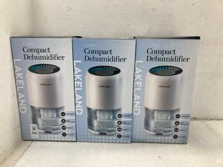 Lot 942  
            Marchington SR13 - Parcel Delivery Only 

                
3 X COMPACT DEHUMIDIFIERS: LOCATION - F10