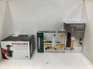 Lot 944  
            Marchington SR13 - Parcel Delivery Only 

                
3 X ASSORTED HOUSEHOLD ITEMS TO INCLUDE CUISINART FREEZE WAND ICE CREAM MAKER: LO...