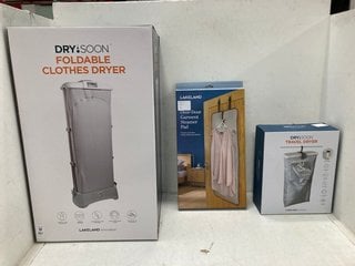 Lot 967  
            Marchington SR13 - Parcel Delivery Only 

                
3 X ASSORTED HOUSEHOLD ITEMS TO INCLUDE OVER-DOOR GARMENT STEAMER PAD: LOCATION - F8