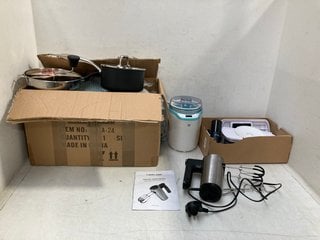 Lot 975  
            Marchington SR13 - Parcel Delivery Only 

                
QTY OF ASSORTED HOUSEHOLD ITEMS TO INCLUDE DIGITAL HAND MIXER: LOCATION - F7