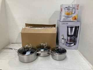 Lot 984  
            Marchington SR13 - Parcel Delivery Only 

                
QTY OF ASSORTED HOUSEHOLD ITEMS TO INCLUDE FILTER COFFEE MACHINE: LOCATION - F7
