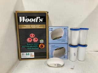 Lot 989  
            Marchington SR13 - Parcel Delivery Only 

                
7 X ASSORTED HOUSEHOLD ITEMS TO INCLUDE WOODS MDX14 DEHUMIDIFIER: LOCATION - F6