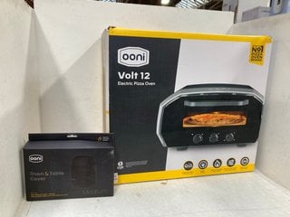 Lot 994  
            Marchington SR13 - Parcel Delivery Only 

                
OONI VOLT 12 ELECTRIC PIZZA OVEN -ORIGINAL RRP £499.00 TO INCLUDE OONI OVEN AND T...