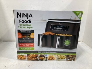 Lot 997  
            Marchington SR13 - Parcel Delivery Only 

                
NINJA FOODI DUAL ZONE 7.6L AIR FRYER IN BLACK-MODEL NO AF300UK-ORIGINAL RRP £129....