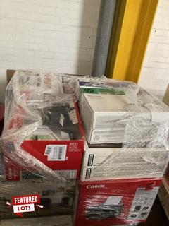 Lot 11  
            Birmingham Tech - Collection or Optional Delivery Available 

                
16 X OF UNTESTED PRINTERS TO INCLUDE HP, CANON, EPSON PRINTERS (ORIGINAL RRP - £1...