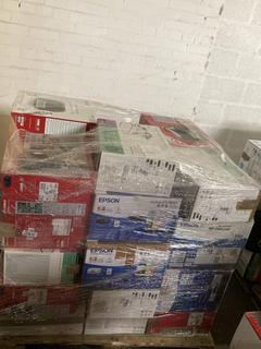 Lot 14  
            Birmingham Tech - Collection or Optional Delivery Available 

                
25 X OF UNTESTED PRINTERS TO INCLUDE HP, CANON, EPSON PRINTERS (ORIGINAL RRP - £1...