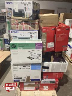 Lot 37  
            Birmingham Tech - Collection or Optional Delivery Available 

                
23 X OF UNTESTED PRINTERS TO INCLUDE HP, CANON, EPSON PRINTERS (ORIGINAL RRP - £1...