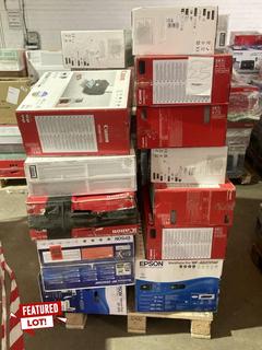Lot 3  
            Birmingham Tech - Collection or Optional Delivery Available 

                
25 X OF UNTESTED PRINTERS TO INCLUDE HP, CANON, EPSON PRINTERS (ORIGINAL RRP - £1...