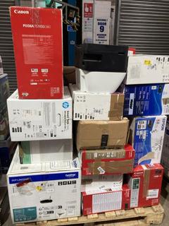 Lot 41  
            Birmingham Tech - Collection or Optional Delivery Available 

                
25 X OF UNTESTED PRINTERS TO INCLUDE HP, CANON, EPSON PRINTERS (ORIGINAL RRP - £1...