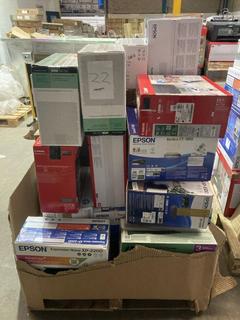 Lot 42  
            Birmingham Tech - Collection or Optional Delivery Available 

                
22 X OF UNTESTED PRINTERS TO INCLUDE HP, CANON, EPSON PRINTERS (ORIGINAL RRP - £1...
