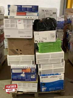 Lot 6  
            Birmingham Tech - Collection or Optional Delivery Available 

                
25 X OF UNTESTED PRINTERS TO INCLUDE HP, CANON, EPSON PRINTERS (ORIGINAL RRP - £1...