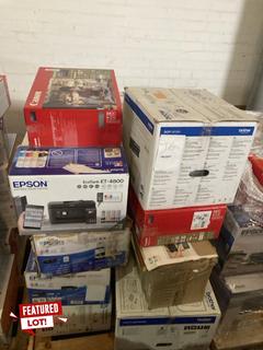 Lot 8  
            Birmingham Tech - Collection or Optional Delivery Available 

                
16 X OF UNTESTED PRINTERS TO INCLUDE HP, CANON, EPSON PRINTERS (ORIGINAL RRP - £1...