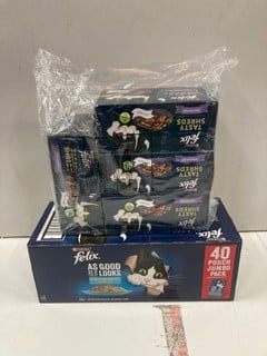 Lot 104  
            Nottingham SR2 - Delivery Only 

                
2 X CAT FOOD INC PURINA FELIX AS GOOD AS IT LOOKS (BBE: 11/26)