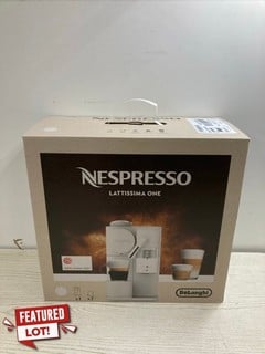 Lot 11  
            Nottingham SR2 - Delivery Only 

                
DELONGHI NESPRESSO LATTISSIMA ONE COFFEE MACHINE ORIGINAL RRP: £279.00