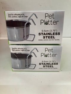Lot 126  
            Nottingham SR2 - Delivery Only 

                
BOX OF PET PLATTER STAINLESS STEEL
