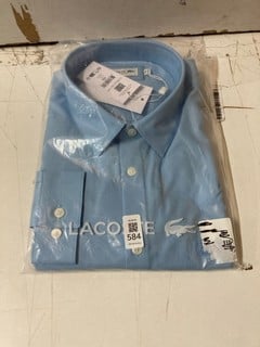 Lot 584  
            Nottingham SR2 - Delivery Only 

                
LACOSTE REGULAR FIT COTTON POPLIN SHIRT UK SIZE: 46