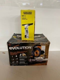 Lot 61  
            Nottingham SR2 - Delivery Only 

                
2 X ITEMS INC EVOLUTION 210MM TCT MULTI-MATERIAL CUTTING COMPOUND MITRE SAW